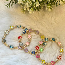 Load image into Gallery viewer, Gold Initial Bracelets