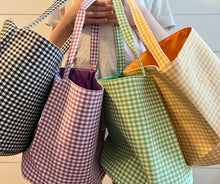 Load image into Gallery viewer, Halloween Gingham Treat Buckets